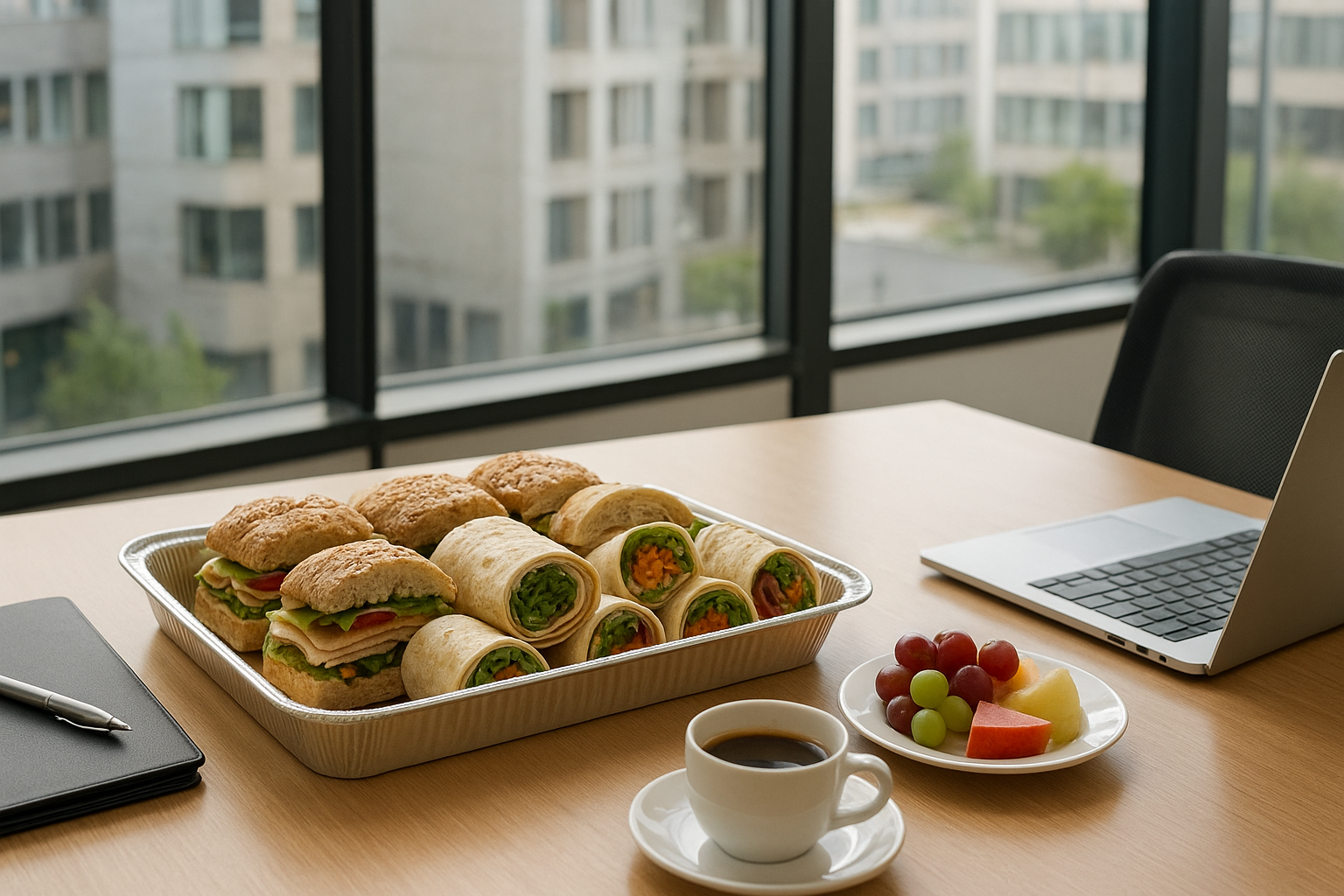 Foto bij Zakelijke catering laten verzorgen voor lunches, borrels en events